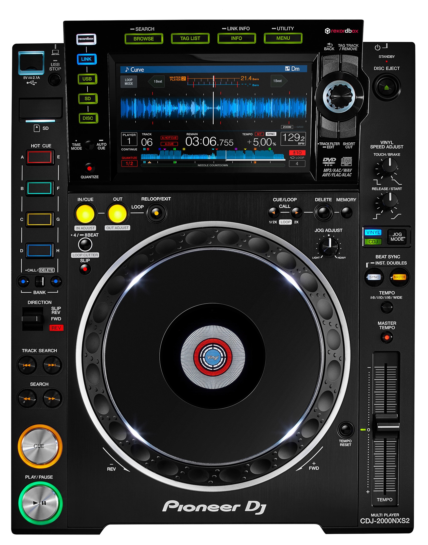 PIONEER - CDJ2000 NXSII - Platine DJ - CD/USB