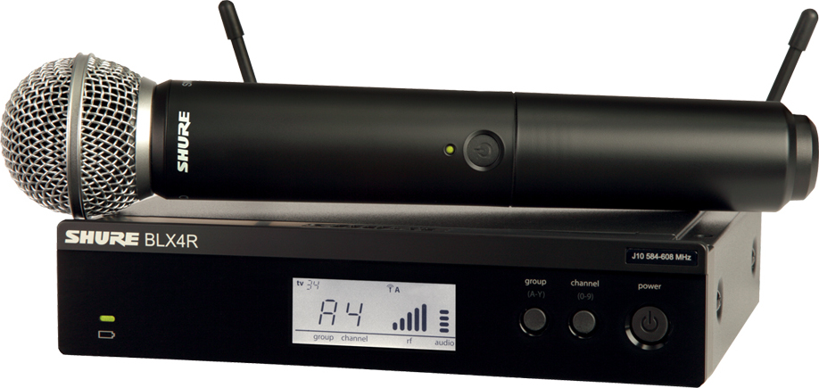 SHURE -  BLX4R / SM58 - Micro H/F