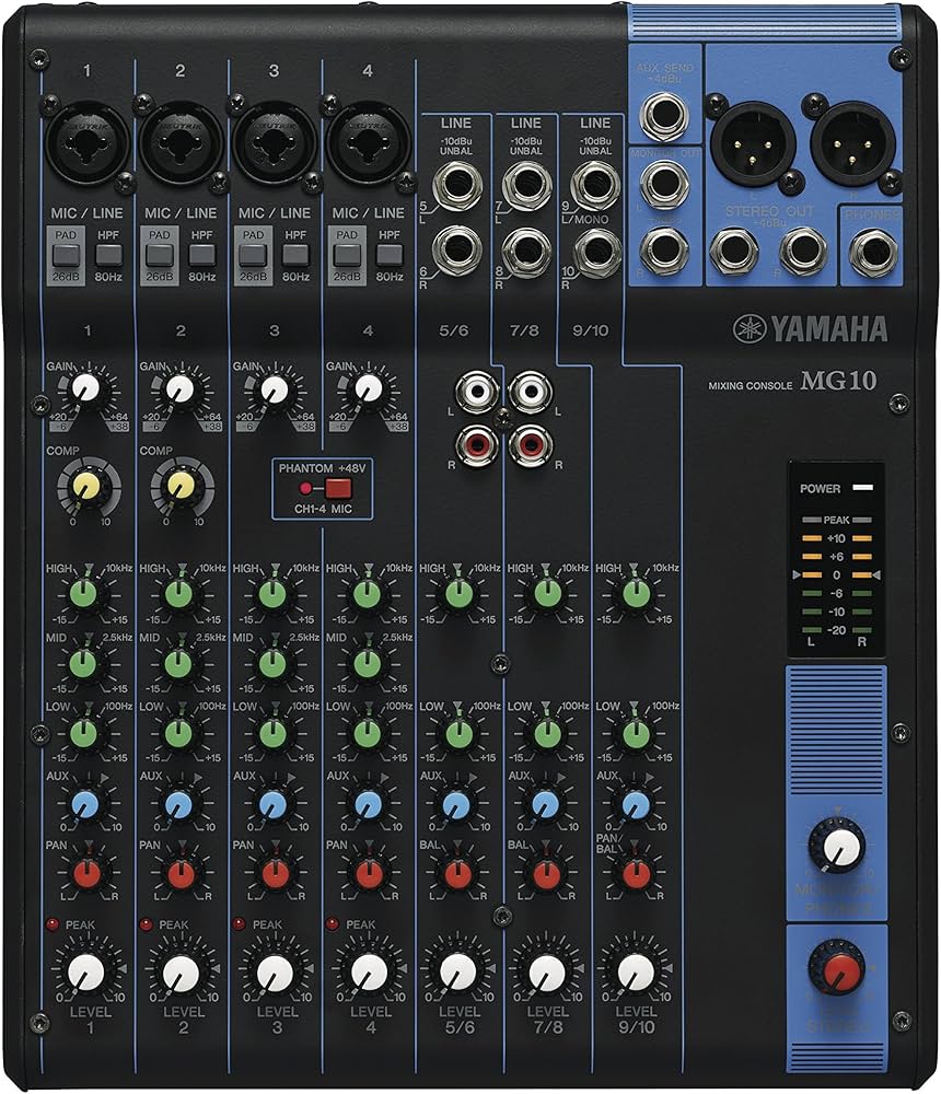 YAMAHA - MG10 - Console de Mixage Analogique
