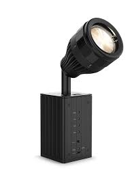 CHAUVET - EZPIN ZOOM PACK - Projecteur sur Batterie Led Blanc Neutre - 4000K - 1x5w - 5°>25°