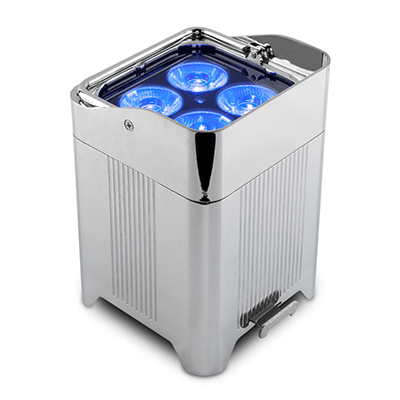 CHAUVET - WELL FIT - Projecteur Led Inox sur batterie - RGBA - 4x10w - 10.8° - IP65