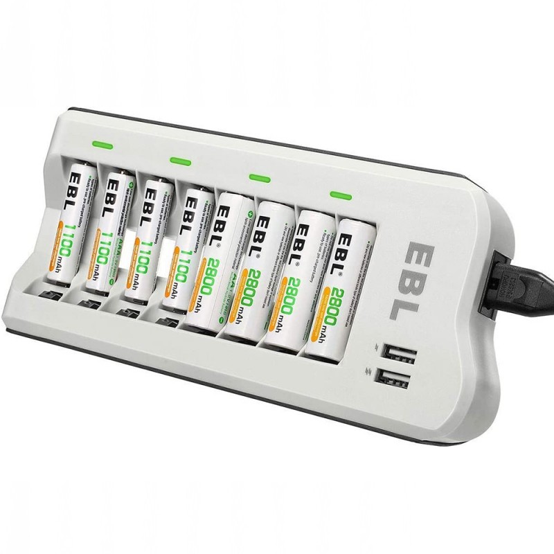 109 - CHARGEUR PILE  - Station de charge pour pile - 10 Emplacements