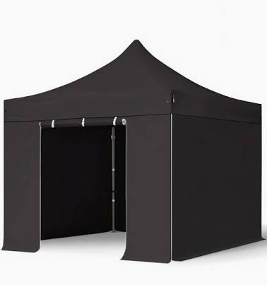 INTENT - T33 - Tente Parapluie 3x3m - Noire