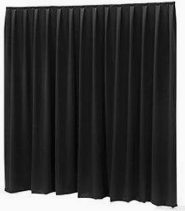Cache Régie - Rideaux 120(h)x280(w) - Noir Mat