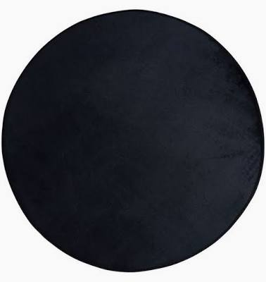 EML - Rond moquette noir ( 80x80cm)