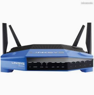 LINKSYS - WRT3200ACM - Gigabyte Wifi Router -2,4GHz/5GHz- 4 Ports Ethernet
