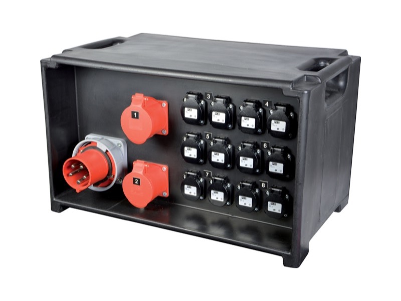 109 - A63A - Armoire électrique - P17 Tétra 63A (Out : 2 x P17 Tétra 32A / 6x Pc16A )
