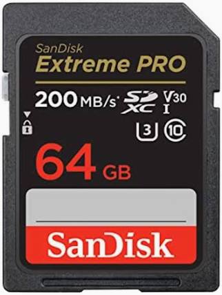 SANDISK - SD32 - Carte SD - 64Go - 170MB/s