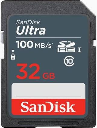 SANDISK - SD32 - Carte SD - 32Go - 80MB/s