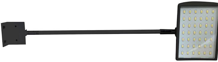 VIZULED - NOIR - Éclairage d'enseigne LED - 4000k - Pelle à tarte blanc froid