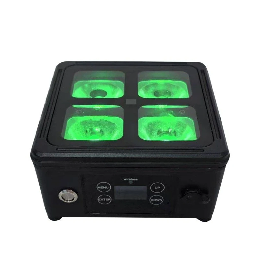 Location 109 - Mini Par Led Autonome - 4 Leds RGBW + UV IP