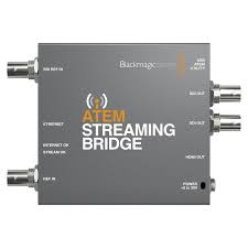 BLACKMAGIC - Atem Streaming Bridge - Décodeur ATEM Mini Pro - Stream H.264 vers SDI et HDMI